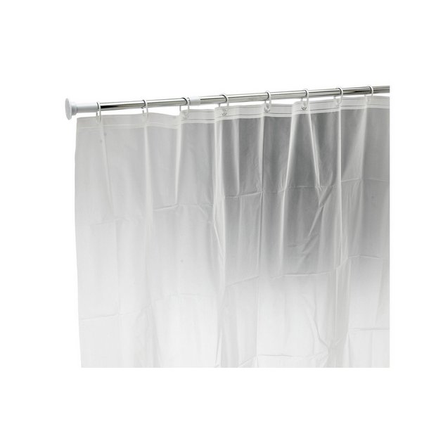 Buy HOME Telescopic Shower Curtain Rail with Curtain at Argos.co.uk