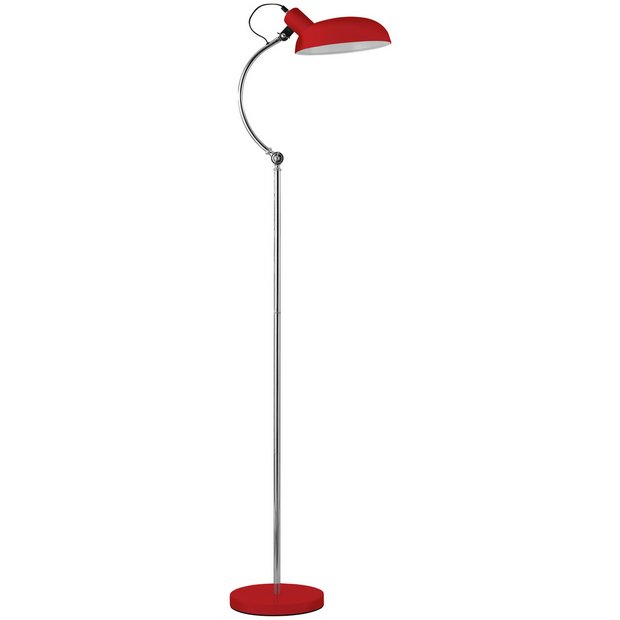 Buy Chrome Floor Lamp with Red Shade at Argos.co.uk Your Online Shop