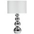 Cameo Touch Table LampChrome & White