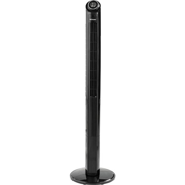 DIMPLEX Black Oscillating Tower Fan with Remote Control 