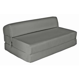 Kaikoo Small Double Fabric Chair Bed - Flint Grey