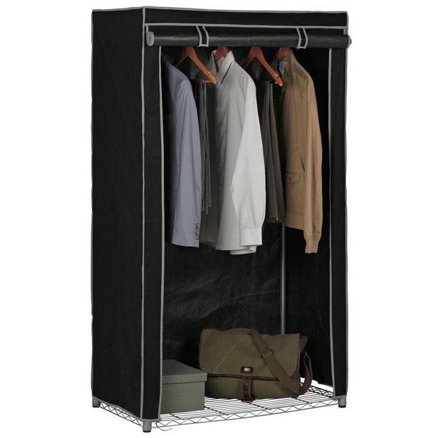 Buy HOME Single Heavy Duty Covered Clothes Rail Black at Argos.co.uk Your Online Shop for