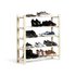 Argos Home 5 Shelf Shoe Storage Rack - Solid Unfinished Pine