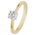 Revere 9ct Yellow Gold 0.50ct tw Diamond Solitaire Ring