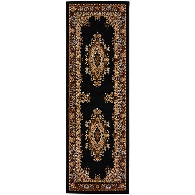 Buy Maestro Traditional Runner 67x300cm Black at Argos.co.uk Your