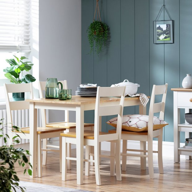 Argos wooden outlet dining table