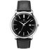 Accurist Men's Black Leather Strap Watch