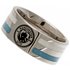 Stainless Steel Man City Striped RingSize X