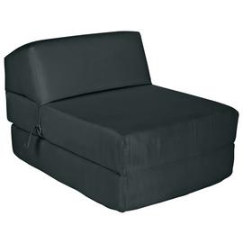 Kaikoo Single Fabric Chairbed - Jet Black