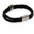 Stainless Steel and Leather Arsenal Bracelet.