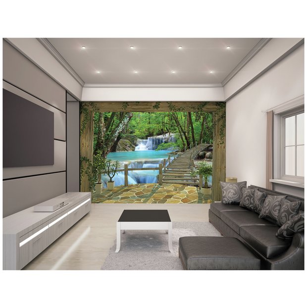 Buy Walltastic Waterfall Wallpaper Mural at Argos.co.uk Your Online