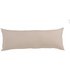 Downland 4 Ft 6 Inch White Bolster Pillowcases - Set of 2