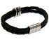 Stainless Steel and Leather Tottenham Hotspur Bracelet