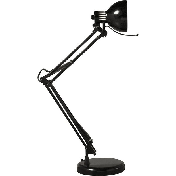 Buy HOME Swing Arm Desk Lamp Black at Argos.co.uk Your Online Shop