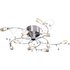 HOME Belize 10 Light Ceiling Fitting - Silver