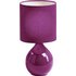 ColourMatch Round Ceramic Table Lamp - Purple Fizz