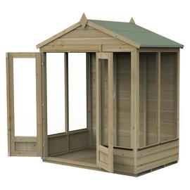 Forest Beckwood Shiplap Apex Summerhouse - 6 x 4ft