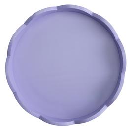 Home Scandi Wiggle Circle Tray - Purple