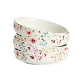 Argos Home 4 Piece Stoneware Pasta Bowls - Cream