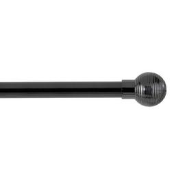 Argos Home Black Extendable Curtain Pole - 110cm - 300cm