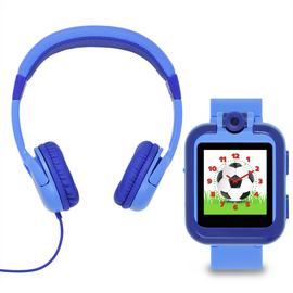 Tikkers Kid's Blue Interactive Headphone & Watch Set