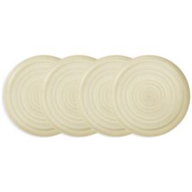 Habitat Reactive Glaze Effect  Picnic Dinner Plate – set of4
