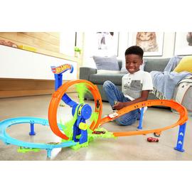 Hot Wheels Action Rapid Launch and Loop Toy Car Track Set