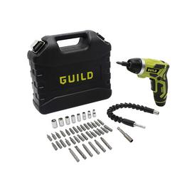 Guild Fast Charge Screwdriver & 45 Piece Accessories - 3.6V