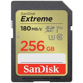 SanDisk Extreme 180MBs SDXC Memory Card - 256GB