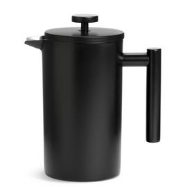 Habitat Double Walled 8 Cup 1000ml Cafetiere - Black