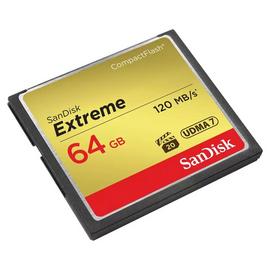 SanDisk Extreme 120MBs CompactFlash Memory Card - 64GB