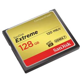 SanDisk Extreme 120MBs CompactFlash Memory Card - 128GB