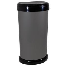 Moda 42 Litre Touch Top Bin - Grey