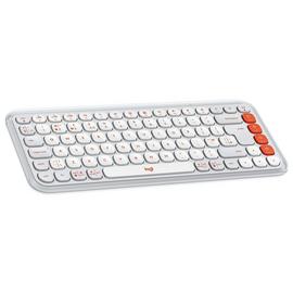 Logitech POP Icon Keys Wireless Keyboard - Off White