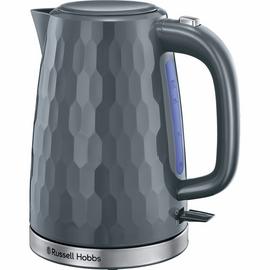 Russell Hobbs Honeycomb Grey Plastic Kettle 26053
