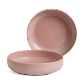 Habitat 4 Piece Reactive Stoneware Pasta Bowls - Pink