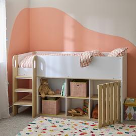 Habitat Norah Storage Mid Sleeper Bed Frame - White