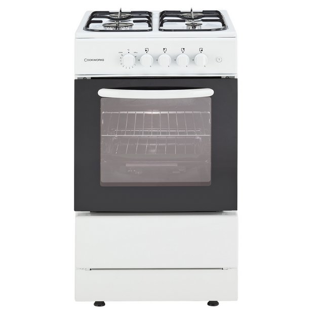 Buy Cookworks CGS50W Single Gas Cooker White/Ins/Del/Rec at Argos.co