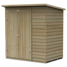 Forest 4Life Overlap Windowless Pent Shed - 6 x 4ft