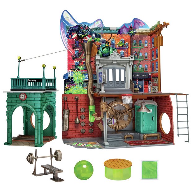 Buy Teenage Mutant Ninja Turtles Sewer Lair Playset | Playsets and figures  | Argos