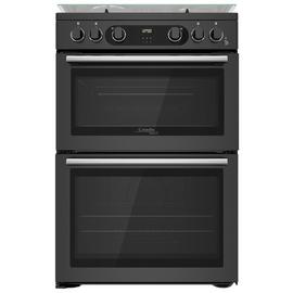 Hotpoint CD67G0C2CA/UK 60cm Double Oven Gas Cooker- Graphite