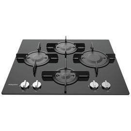 Hotpoint FTGHG 641 D/H(BK) Gas Hob - Black