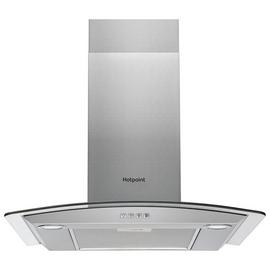 Hotpoint PHGC7.4FLMX Curved Glass Hood - Stainless Steel