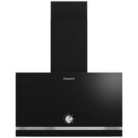 Hotpoint PHVP62FLMK Chimney Cooker Hood - Black