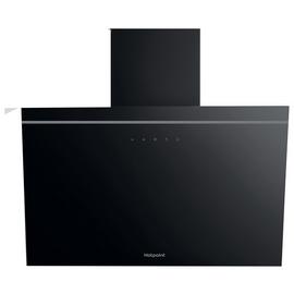 Hotpoint PHVP62FLTK 60cm Chimney Cooker Hood - Black