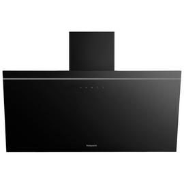 Hotpoint PHVP82FLTK 80cm Chimney Cooker Hood - Black