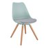 Argos Home Charlie Fabric Dining Chair - Mint & Grey