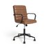 Argos Home Alvar Faux Leather Office Chair - Tan