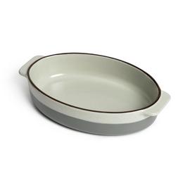 Habitat Speckle 29cm Medium Ceramic Oval Roaster