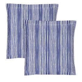 Argos Home Pack of 2 Coastal Stripe Garden Chair Cushions
